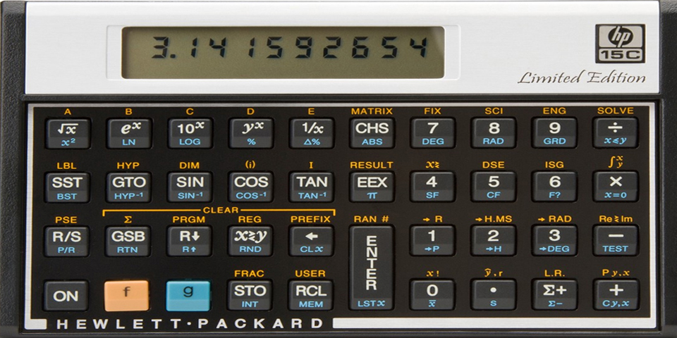 RPN calculator project output