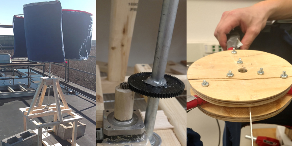 Wind-powered turbine project